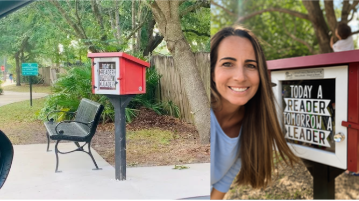 Lindsay engaged with the Casselberry community