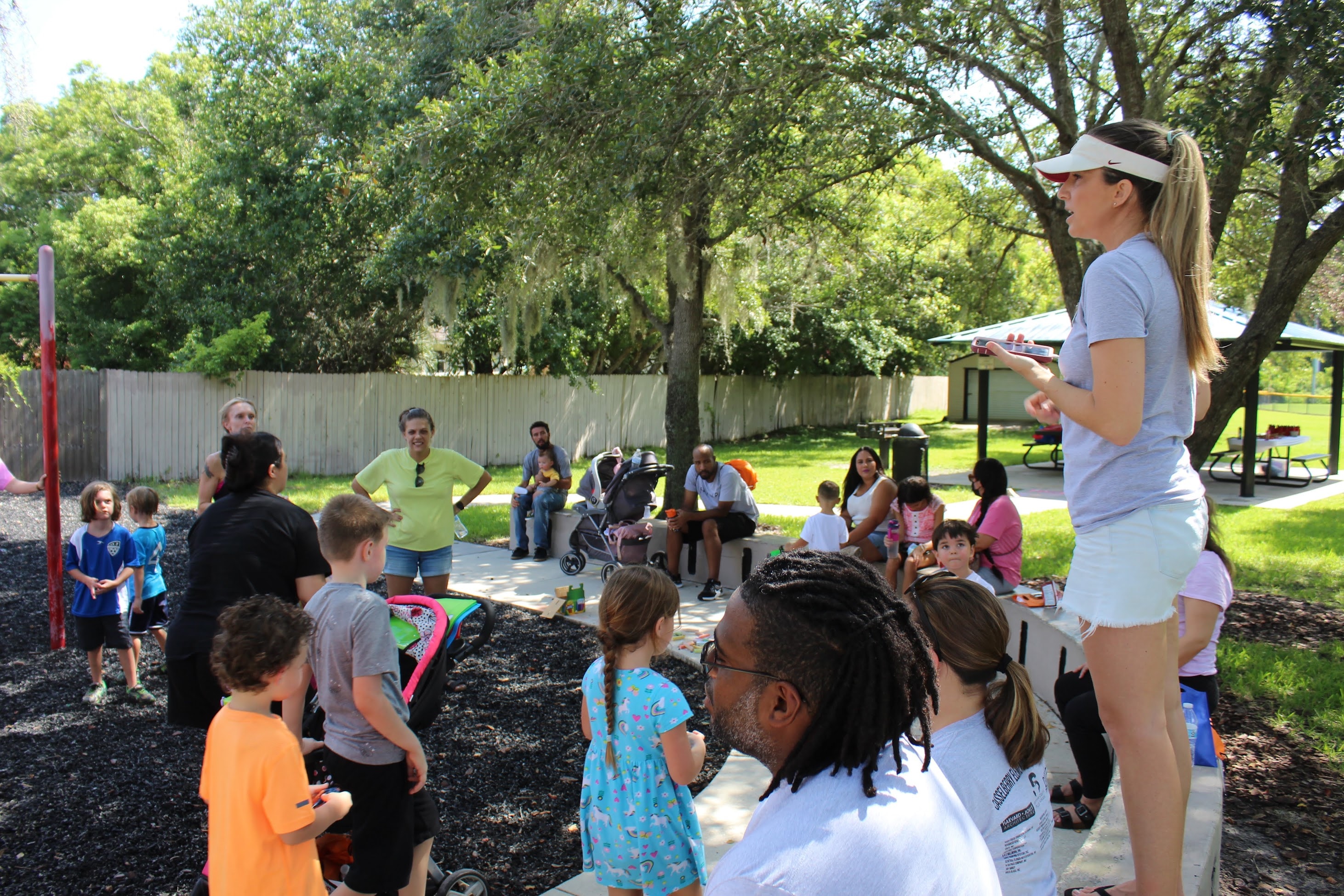 Campaign volunteers in the community